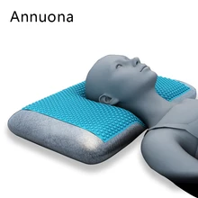 Gel Memory Pillow Constant temperature Zero pressure Treatment of insomnia and more dreams snoring Ice silk pillowcase70x40x12cm 
Gel Memory Pillow Constant temperature Zero pressure Treatment of insomnia and more dreams snoring Ice silk pillowcase70x40x12cm