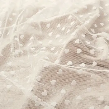 2019 hot sale high 1.2 meters wide mesh fabric hearts horsepower wedding decoration lace fabric
2019 hot sale high 1.2 meters wide mesh fabric hearts horsepower wedding decoration lace fabric