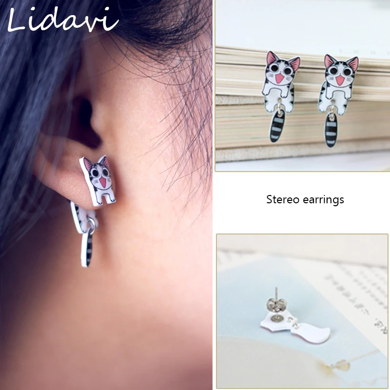 Lidavi Front and Rear Combined Stereo Animal Earrings Cute Exquisite Personality Party Jewelry For Girl Kid Fashion Jewelry E248
Lidavi Front and Rear Combined Stereo Animal Earrings Cute Exquisite Personality Party Jewelry For Girl Kid Fashion Jewelry E248