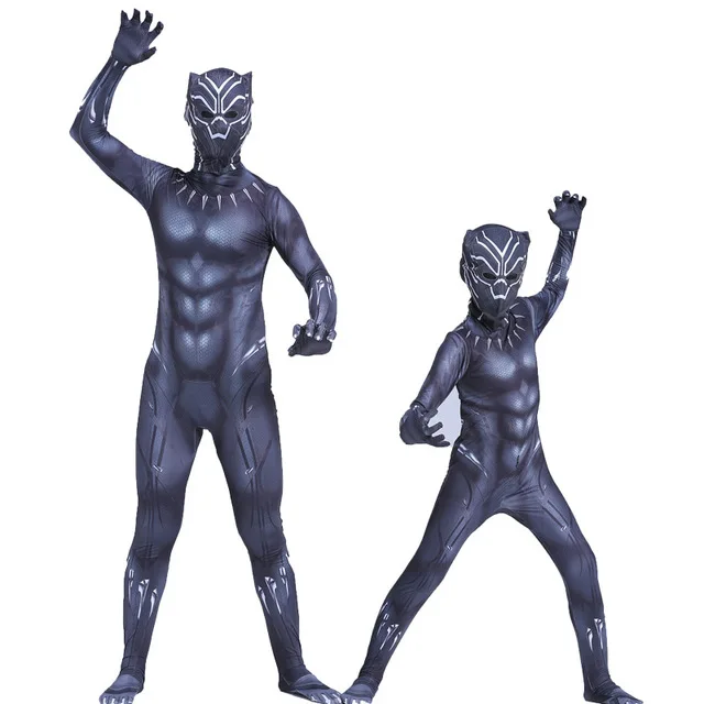 Black Panther Clothes Avengers 3 Tichala 3D Tights Adult Cosplay Halloween Costume Adult Children
Black Panther Clothes Avengers 3 Tichala 3D Tights Adult Cosplay Halloween Costume Adult Children