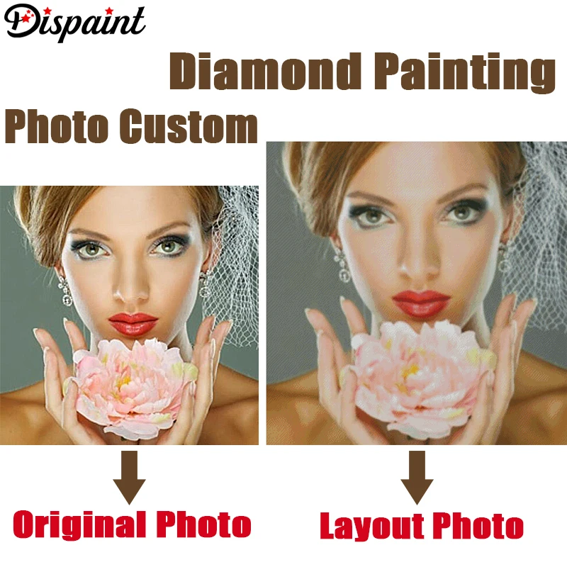Dispaint Photo Custom Diamond Painting Cross Stitch Full Square/Round Rhinestone DIY Diamond 3D Diamond Embroidery Gift Sale
Dispaint Photo Custom Diamond Painting Cross Stitch Full Square/Round Rhinestone DIY Diamond 3D Diamond Embroidery Gift Sale