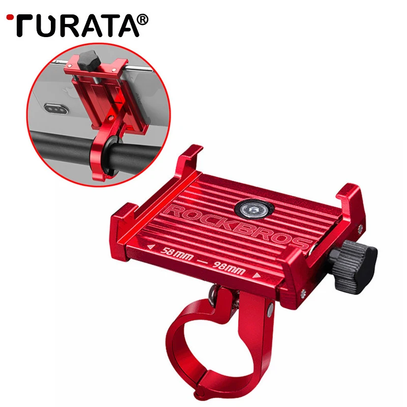 Metal Bike Bicycle Universal Cell Phone Holder Motorcycle Handlebar Mount Handle Phone Support For 3.5-6.2" iPhone Samsung GPS
Metal Bike Bicycle Universal Cell Phone Holder Motorcycle Handlebar Mount Handle Phone Support For 3.5-6.2" iPhone Samsung GPS