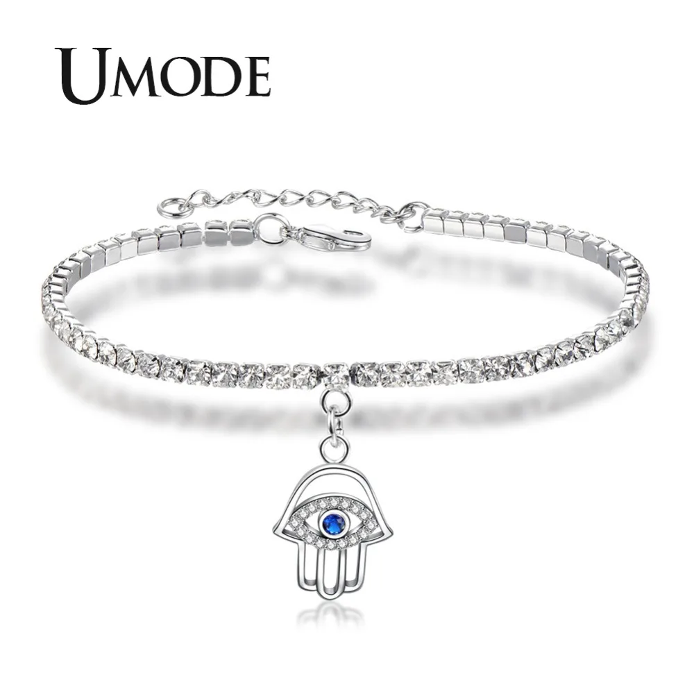 UMODE Hand Evil Eye Tennis Bracelet for Women Cubic Zirconia Stone Bangles Femme Silver Color Jewelry Accessories Gift UB0163
UMODE Hand Evil Eye Tennis Bracelet for Women Cubic Zirconia Stone Bangles Femme Silver Color Jewelry Accessories Gift UB0163