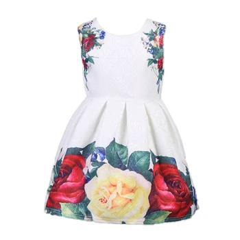 2017 new summer girls dress white designer brand new children clothing rose flower princess wedding party Lace girl clothes
2017 new summer girls dress white designer brand new children clothing rose flower princess wedding party Lace girl clothes