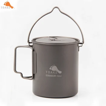 TOAKS Titanium 750ml Outdoor Camping Pot Cooking Pots Picnic Hang Pot Ultralight 113g Titanium Cup POT-750-BH Drop shipping
TOAKS Titanium 750ml Outdoor Camping Pot Cooking Pots Picnic Hang Pot Ultralight 113g Titanium Cup POT-750-BH Drop shipping
