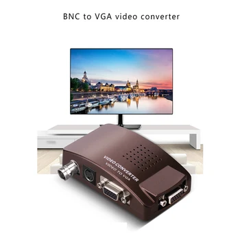 BNC to VGA Video Converter S-video Input to PC VGA Out Adapter Digital Switcher Box Replacement for PC TV Camera DVD DVR
BNC to VGA Video Converter S-video Input to PC VGA Out Adapter Digital Switcher Box Replacement for PC TV Camera DVD DVR