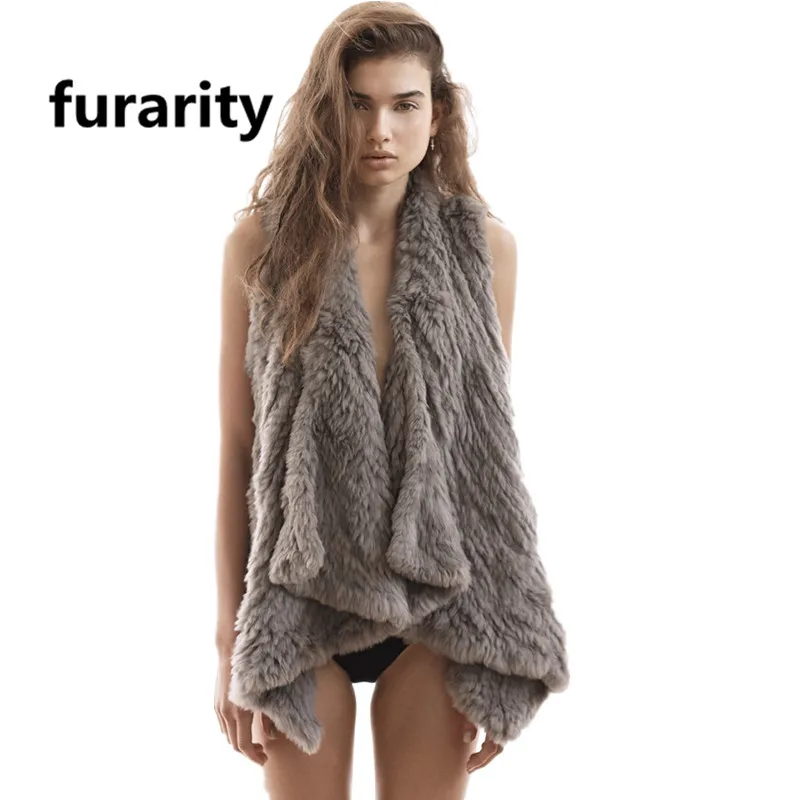 furarity Women Genuine Natural Real rabbit fur Knitted Vests Hand made Real Fur Gilets SF0308
furarity Women Genuine Natural Real rabbit fur Knitted Vests Hand made Real Fur Gilets SF0308