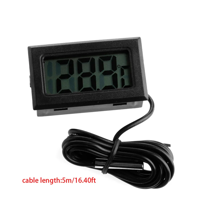 LCD Display Digital Thermometer Sensor for Fridge/Aquarium/Fish Tank 3/6/10/16FT Mar28
LCD Display Digital Thermometer Sensor for Fridge/Aquarium/Fish Tank 3/6/10/16FT Mar28