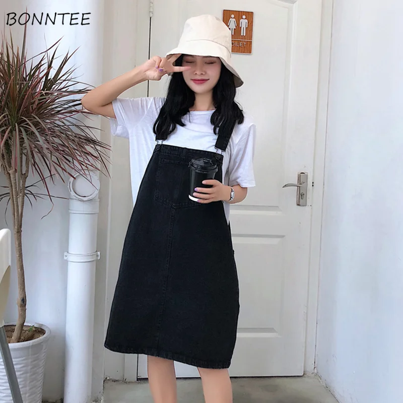 Dress Women Summer Fashion Korean Chic Leisure Knee-Length Womens Sleeveless Denim Dresses Female Elegant Slim Breathable Lovely
Dress Women Summer Fashion Korean Chic Leisure Knee-Length Womens Sleeveless Denim Dresses Female Elegant Slim Breathable Lovely