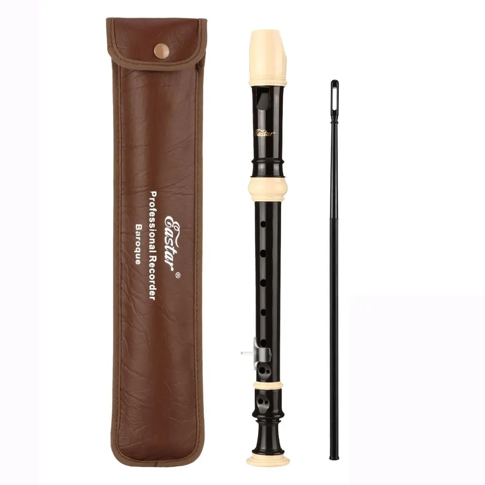 ABS Soprano Recorder Instrument Baroque Style Key of C 8 Hole Long Flute Student Musical Education With Leather Bag Clean Tool
ABS Soprano Recorder Instrument Baroque Style Key of C 8 Hole Long Flute Student Musical Education With Leather Bag Clean Tool