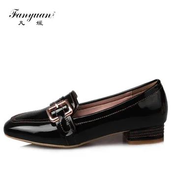 Fanyuan 2017 Women Slip-on Loafers Low Thick Heels Pumps Buckle Decor Shoes Spring Summer Square Toe Concise Working Pumps Shoes
Fanyuan 2017 Women Slip-on Loafers Low Thick Heels Pumps Buckle Decor Shoes Spring Summer Square Toe Concise Working Pumps Shoes