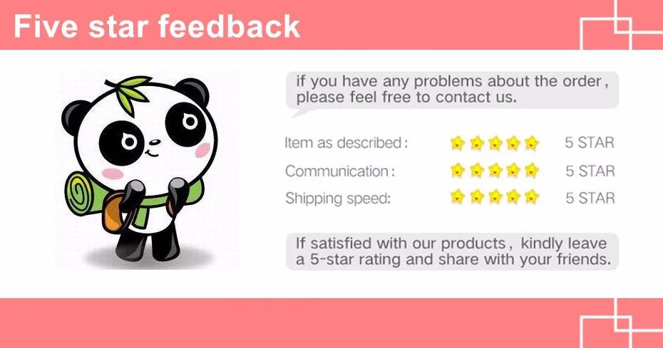 five star feedback