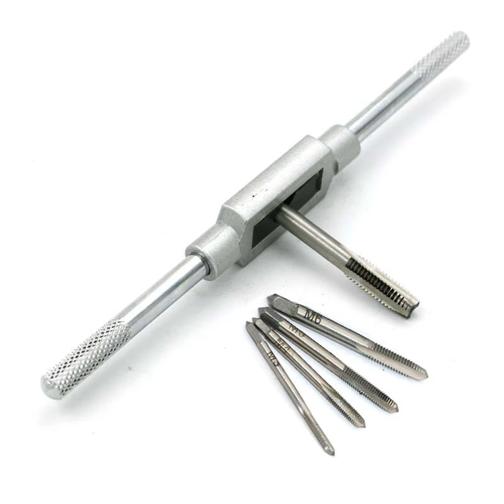 Adjustable steel Reamer Wrench Set M3-M8 Hand Tap Reamer Wrench Holder Handle Tap Wrench Tool Accessories 1/16 Inch -1/2 Inch
Adjustable steel Reamer Wrench Set M3-M8 Hand Tap Reamer Wrench Holder Handle Tap Wrench Tool Accessories 1/16 Inch -1/2 Inch