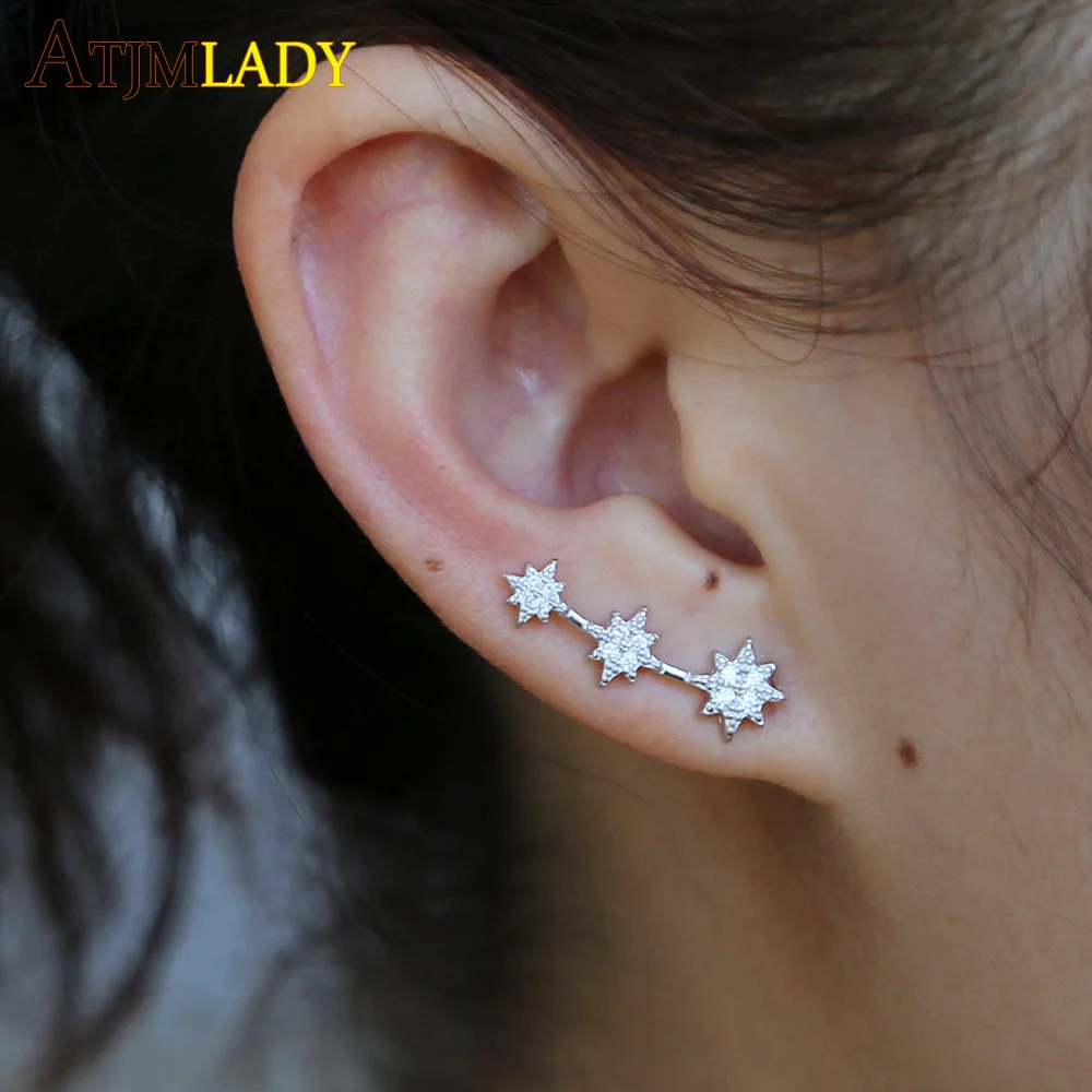 925 Sterling Dazzling Stars Clusters Earring pave cz Stackable Star Stud Earrings Delicate Aaa Cz For Women Fashion jewelry
925 Sterling Dazzling Stars Clusters Earring pave cz Stackable Star Stud Earrings Delicate Aaa Cz For Women Fashion jewelry