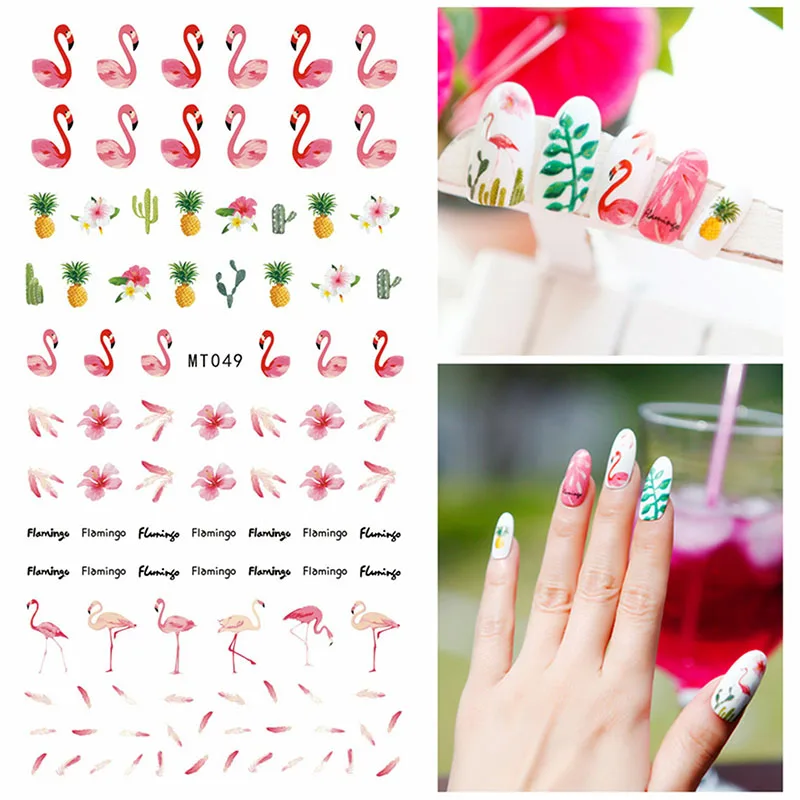 1 sheet Flamingo 3d Nail Stickers Cartoon Cute Animal Designs Nail Art Slider Manicure Decoration For DIY Nail Care Sticker
1 sheet Flamingo 3d Nail Stickers Cartoon Cute Animal Designs Nail Art Slider Manicure Decoration For DIY Nail Care Sticker