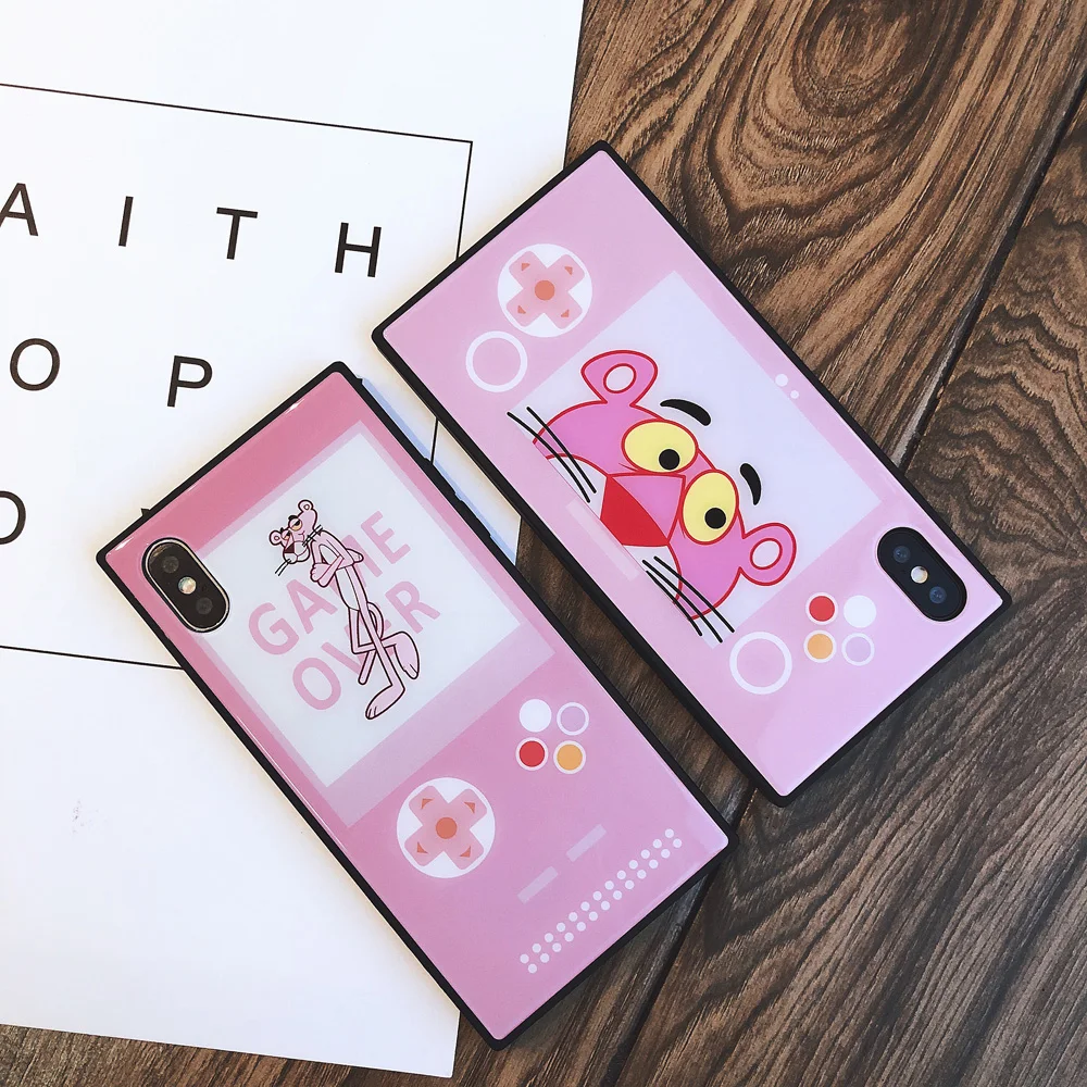 WIT@WITACE Cute Animal Square Tempered Glass Back Case For iPhone X 6 7 8 Plus Lovely TPU Frame Case For iPhone 8 7 Plus Cover
WIT@WITACE Cute Animal Square Tempered Glass Back Case For iPhone X 6 7 8 Plus Lovely TPU Frame Case For iPhone 8 7 Plus Cover
