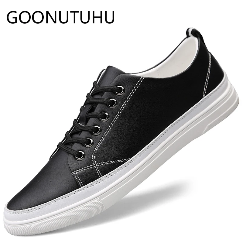 2019 new fashion men's shoes casual genuine leather man flats sneakers white and black shoe male platform shoes for men hot sale
2019 new fashion men's shoes casual genuine leather man flats sneakers white and black shoe male platform shoes for men hot sale