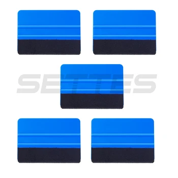 Blue Plastic Felt Edge Squeegee Car Vinyl Wrap Application Tool Scraper Decal 5pcs
Blue Plastic Felt Edge Squeegee Car Vinyl Wrap Application Tool Scraper Decal 5pcs