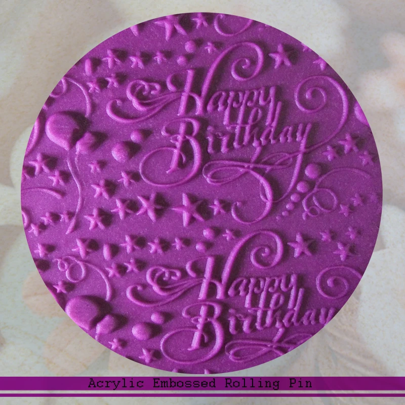 Discount 2019 Cupcake Decoration Non-stick Acrylic Lovely baking Rolling Pin with happy birthday pattern
Discount 2019 Cupcake Decoration Non-stick Acrylic Lovely baking Rolling Pin with happy birthday pattern