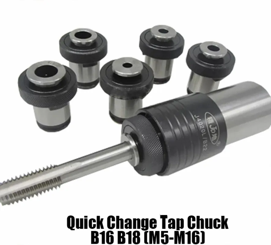 Quick Change Tap Chuck M5-M16 7pcs Connection hole Taper B18 B16 for Mechanical Lathe Drilling Machine CNC
Quick Change Tap Chuck M5-M16 7pcs Connection hole Taper B18 B16 for Mechanical Lathe Drilling Machine CNC