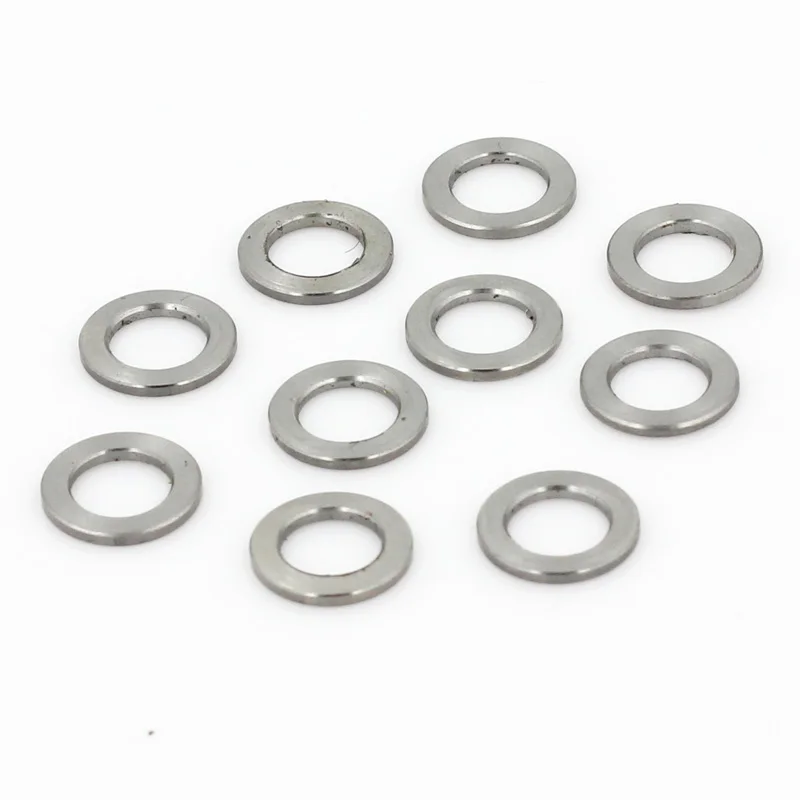 10Pcs M5 Titanium Ti Flat Washer Grade 5 DIN125 Spacer washers for Bicycle Cycling Motorcycle Car
10Pcs M5 Titanium Ti Flat Washer Grade 5 DIN125 Spacer washers for Bicycle Cycling Motorcycle Car