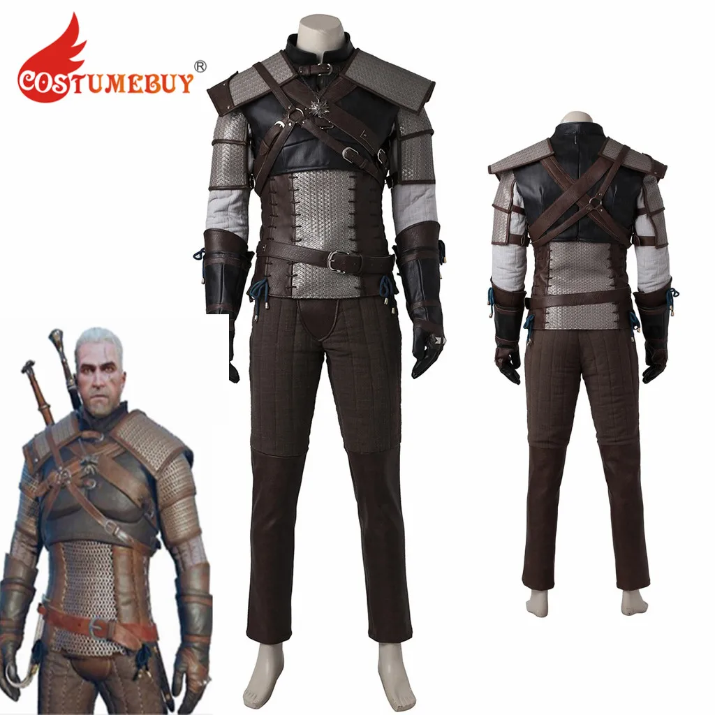 CostumeBuy Game Wild Hunt Geralt of Rivia Costume Adult Medieval Mens Knight Haloween Suit L920
CostumeBuy Game Wild Hunt Geralt of Rivia Costume Adult Medieval Mens Knight Haloween Suit L920