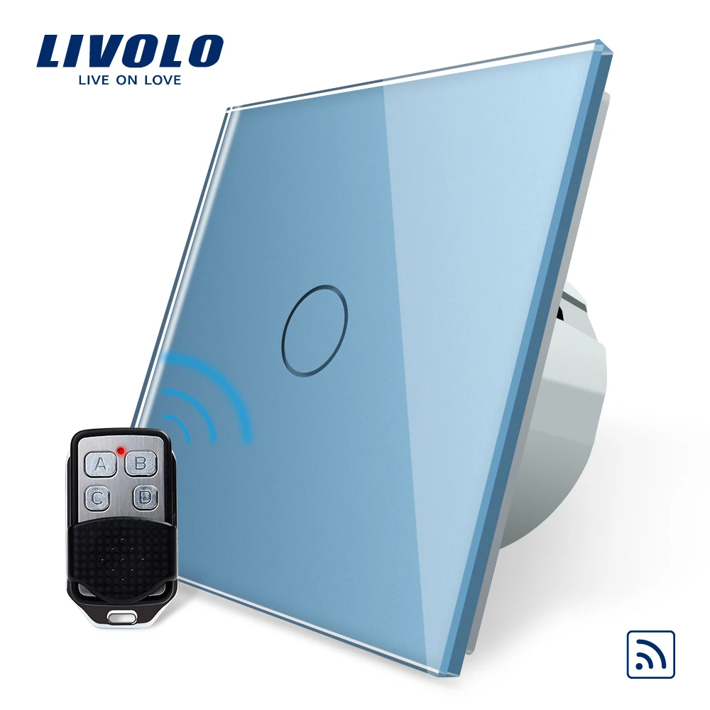 Livolo EU Standard Remote Switch, AC 220~250V Wall Light Remote Touch Switch With Mini Remote Controller,wireless switch,no logo
Livolo EU Standard Remote Switch, AC 220~250V Wall Light Remote Touch Switch With Mini Remote Controller,wireless switch,no logo