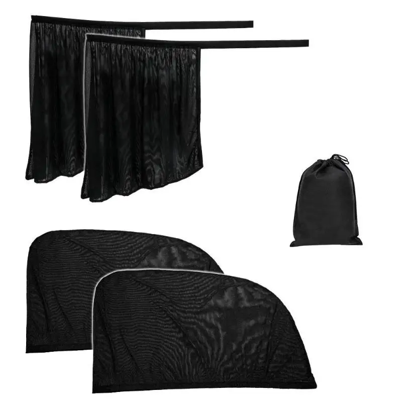 4pcs/set Car Front+Rear Side Window Sun Shade UV Protection Curtain Mesh Sun Visor Shade Cover Auto Sunshade Curtain
4pcs/set Car Front+Rear Side Window Sun Shade UV Protection Curtain Mesh Sun Visor Shade Cover Auto Sunshade Curtain