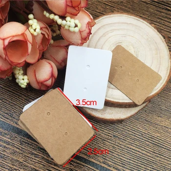 2.5x3.5cm Kraft Paper Ear Studs Hang Tag Jewelry Earring Display Card White Paper Tag Ear Paper Hang Price Tag 5000pcs H2007
2.5x3.5cm Kraft Paper Ear Studs Hang Tag Jewelry Earring Display Card White Paper Tag Ear Paper Hang Price Tag 5000pcs H2007