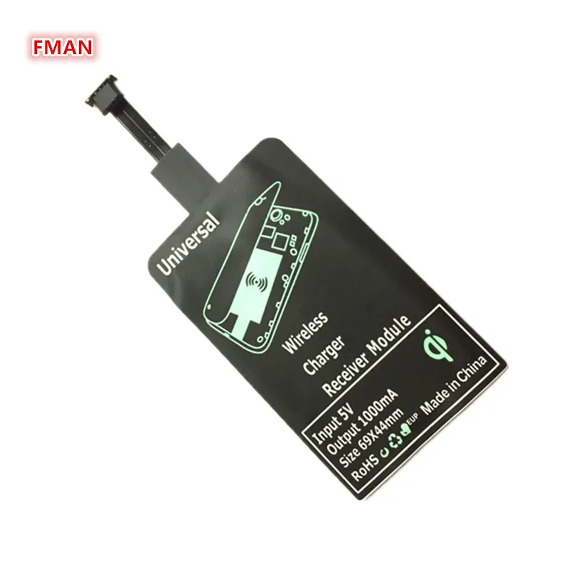 Qi Wireless Charger Receiver Adapter Universal Android Receiver Pad Micro USB Wireless Charging Receiver for iPhone Samsung
Qi Wireless Charger Receiver Adapter Universal Android Receiver Pad Micro USB Wireless Charging Receiver for iPhone Samsung