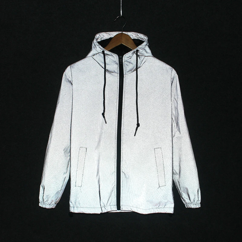 2019 new Funny Print Reflective Jacket Men/Women Brand Hooded Mens hoodie Coats Casual Night Fluorescen Windbreaker Veste Homme
2019 new Funny Print Reflective Jacket Men/Women Brand Hooded Mens hoodie Coats Casual Night Fluorescen Windbreaker Veste Homme