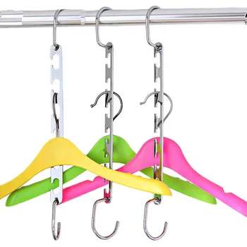 4pcs Stainless Steel Hanger Rack Closet Wardrobe Hanger Storage Rack Organizer For Clothes Coat Cloth Trouser Organization
4pcs Stainless Steel Hanger Rack Closet Wardrobe Hanger Storage Rack Organizer For Clothes Coat Cloth Trouser Organization