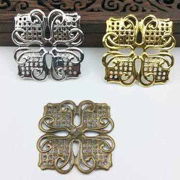 20pcs 45mm Filigree flower Wraps Metal Charms For Embellishment Scrapbook DIY Jewelry Metal Craft Wraps Box decoration
20pcs 45mm Filigree flower Wraps Metal Charms For Embellishment Scrapbook DIY Jewelry Metal Craft Wraps Box decoration