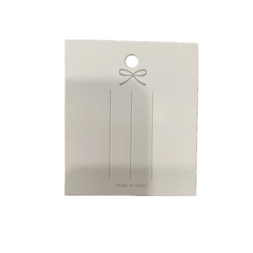 100pcs 6.3x7.3cm Square Shaped White Headdress Display Paper Cards Hairpin Accessory Packaging Card QLY9692
100pcs 6.3x7.3cm Square Shaped White Headdress Display Paper Cards Hairpin Accessory Packaging Card QLY9692