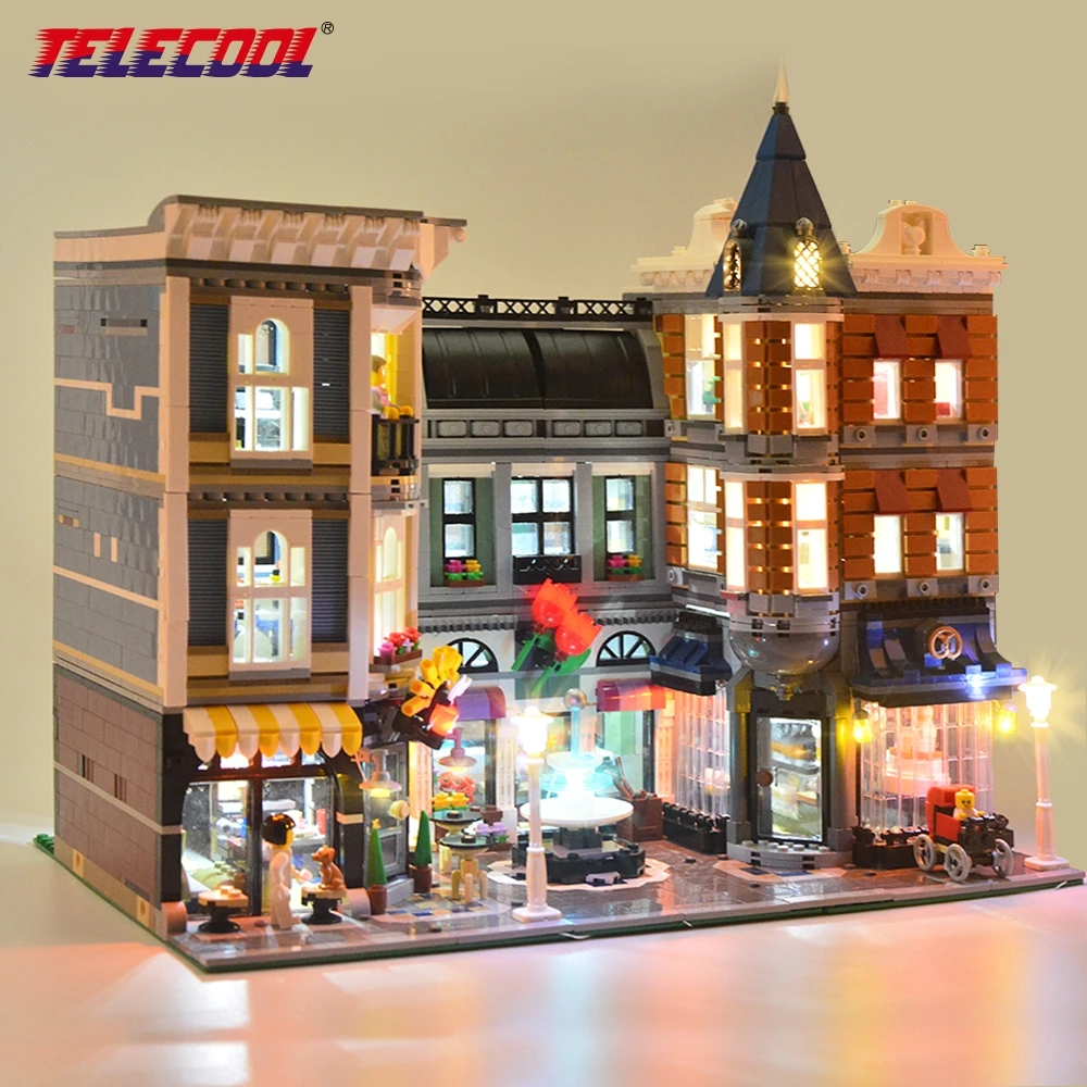 TELECOOL Led Light Kit (Only Light Set) For Creator The Assembly Square Set Light Set Compatible With Lego 10255 And 15019
TELECOOL Led Light Kit (Only Light Set) For Creator The Assembly Square Set Light Set Compatible With Lego 10255 And 15019