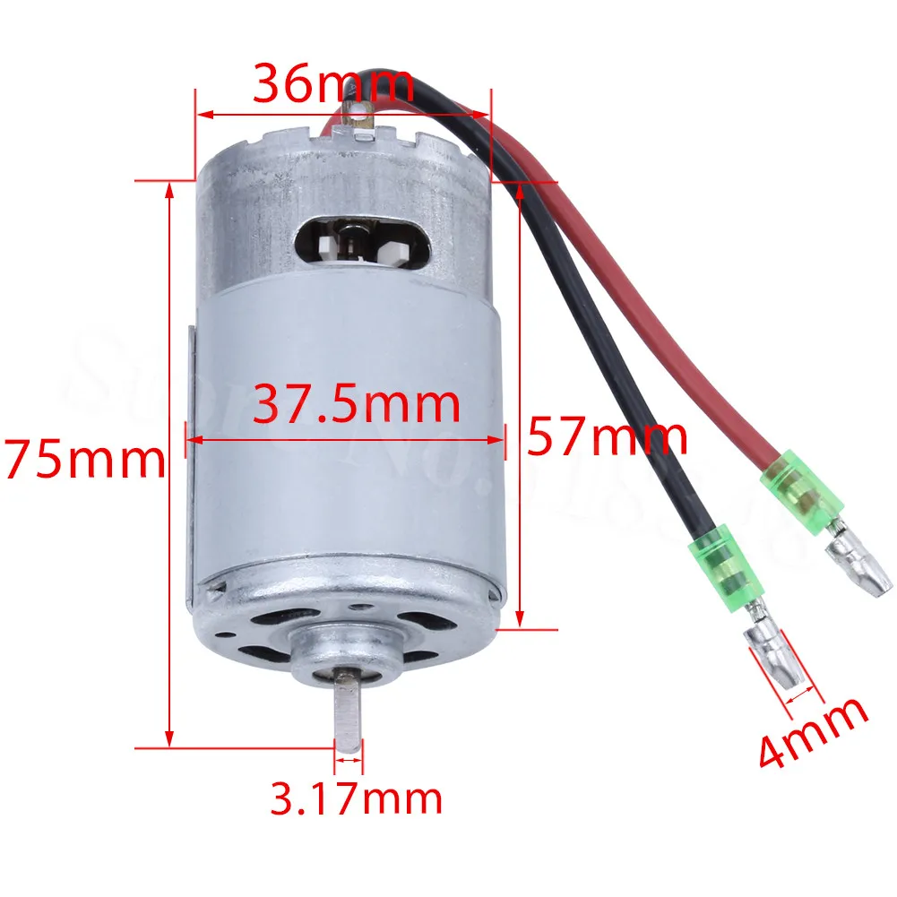 rc 550 brushed motor