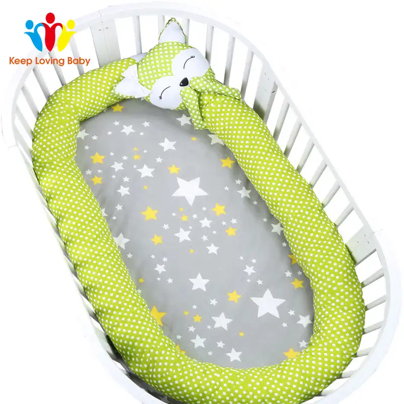Cotton Baby Crib Bumpers Pads Bedding Newborn Kids Bed Room