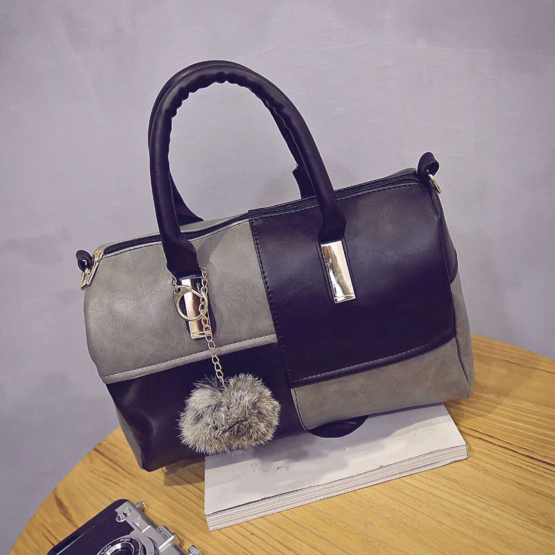 Brand Shoulder Bags for women 2019 Fashion Patchwork Handbag with Hairball Medium Satchel clutch bag Female Crossbody Bag Totes
Brand Shoulder Bags for women 2019 Fashion Patchwork Handbag with Hairball Medium Satchel clutch bag Female Crossbody Bag Totes