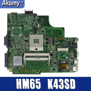 Amazoon K43SD/K43E Laptop motherboard For Asus K43E K43SD A43E P43E Test original mainboard HM65
Amazoon K43SD/K43E Laptop motherboard For Asus K43E K43SD A43E P43E Test original mainboard HM65