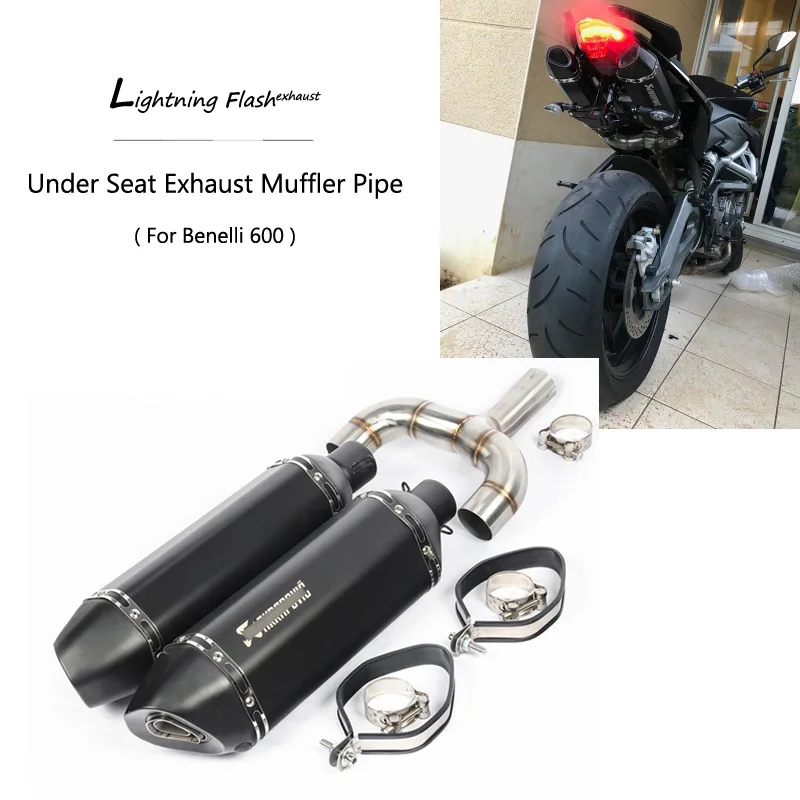 TNT600 BJ600 BN600 Exhaust Pipe for Benelli 600 Motorcycle Exhaust Slip On 43 mm Mid Middle 51 mm Muffler Tail Escape DB Killer
TNT600 BJ600 BN600 Exhaust Pipe for Benelli 600 Motorcycle Exhaust Slip On 43 mm Mid Middle 51 mm Muffler Tail Escape DB Killer