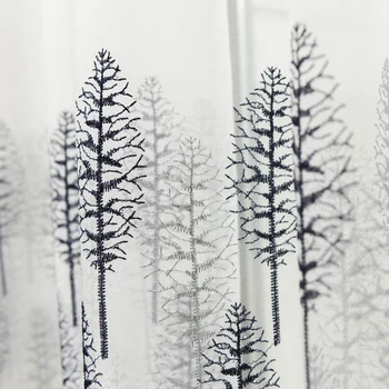 Plant Embroidered Poplar pattern Sheer Curtains for Living Room Bedroom Kitchen Door Tulle Curtains Drapes Window Decoration
Plant Embroidered Poplar pattern Sheer Curtains for Living Room Bedroom Kitchen Door Tulle Curtains Drapes Window Decoration