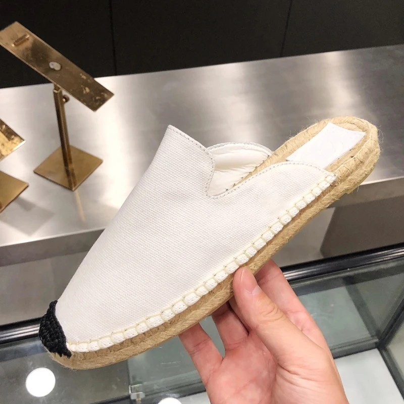 Fashion Women Slippers Slides on Shoes Canvas Designer Brand Comfy Flat Mules for Female Slippers Women Platform Espadrilles New
Fashion Women Slippers Slides on Shoes Canvas Designer Brand Comfy Flat Mules for Female Slippers Women Platform Espadrilles New