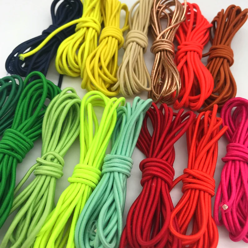 5 ярдов 2 мм яркие разноцветные аксессуары для шитья|Резинки| |