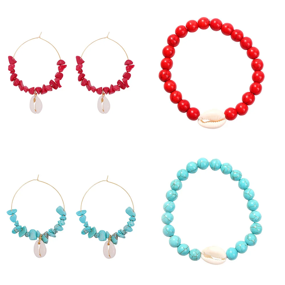 New Fashion Blue Red Coral Stone Drop Earring for Women Bohemian Geometry Round Statement Shell Hanging Earring ZA Jewelry Gifts
New Fashion Blue Red Coral Stone Drop Earring for Women Bohemian Geometry Round Statement Shell Hanging Earring ZA Jewelry Gifts