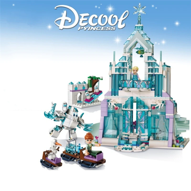 New Legoinglys Princess Series Elsa Anna Magic Ice Castle Palace Model Building Blocks Bricks With Christmas Children Toys Gift
New Legoinglys Princess Series Elsa Anna Magic Ice Castle Palace Model Building Blocks Bricks With Christmas Children Toys Gift