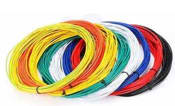 

100M UL1007 solder wire electronic wire 30AWG cable jump wire 1.1mm PVC Cable UL1007 300V/80C 7/0.10TS Free shipping
