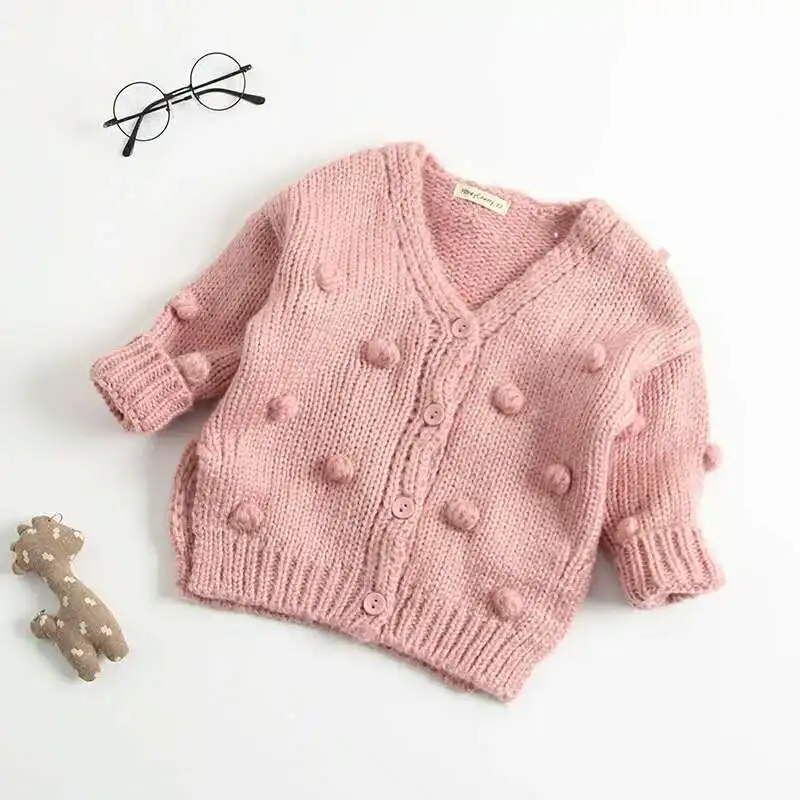 Spring Autumn Winter Baby Boys Girls Sweater Ball Cardigan Coat Pom Sweater Jacket Girl Kids Infant Knitted Cardigan Sweaters
Spring Autumn Winter Baby Boys Girls Sweater Ball Cardigan Coat Pom Sweater Jacket Girl Kids Infant Knitted Cardigan Sweaters