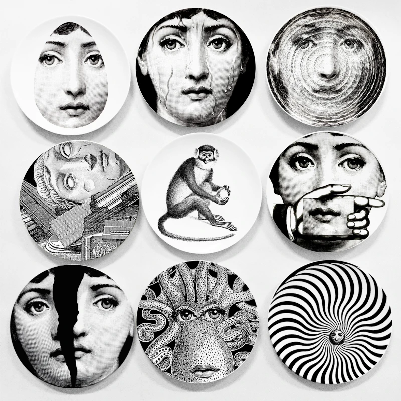 Vintage Fornasetti Art Plates Decorative Wall Hanging Plates Dishes Home Background 8" / 6" wholesale
Vintage Fornasetti Art Plates Decorative Wall Hanging Plates Dishes Home Background 8" / 6" wholesale