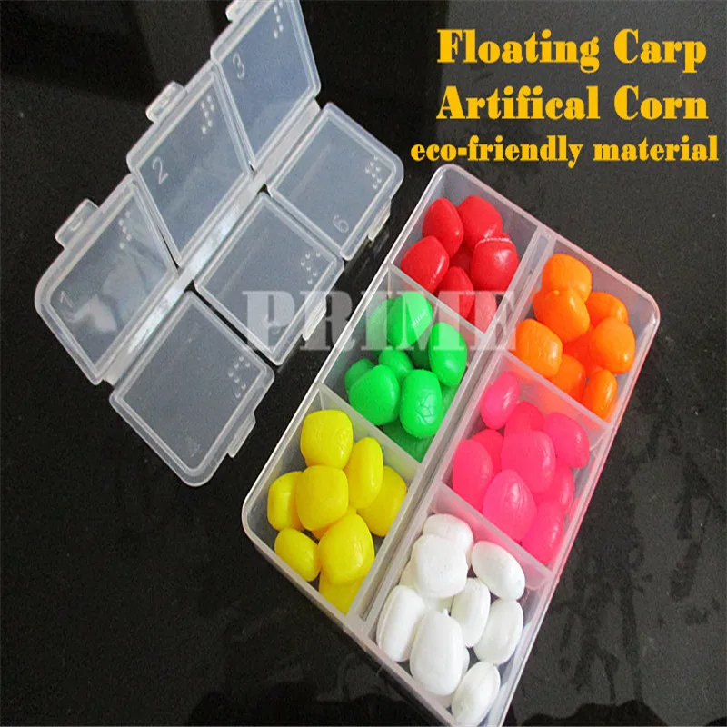 Total 60PCS carp fishing floating soft corn assorted in 1 box 6 colors artifical pop up baits fishing lures box terminal tackle
Total 60PCS carp fishing floating soft corn assorted in 1 box 6 colors artifical pop up baits fishing lures box terminal tackle