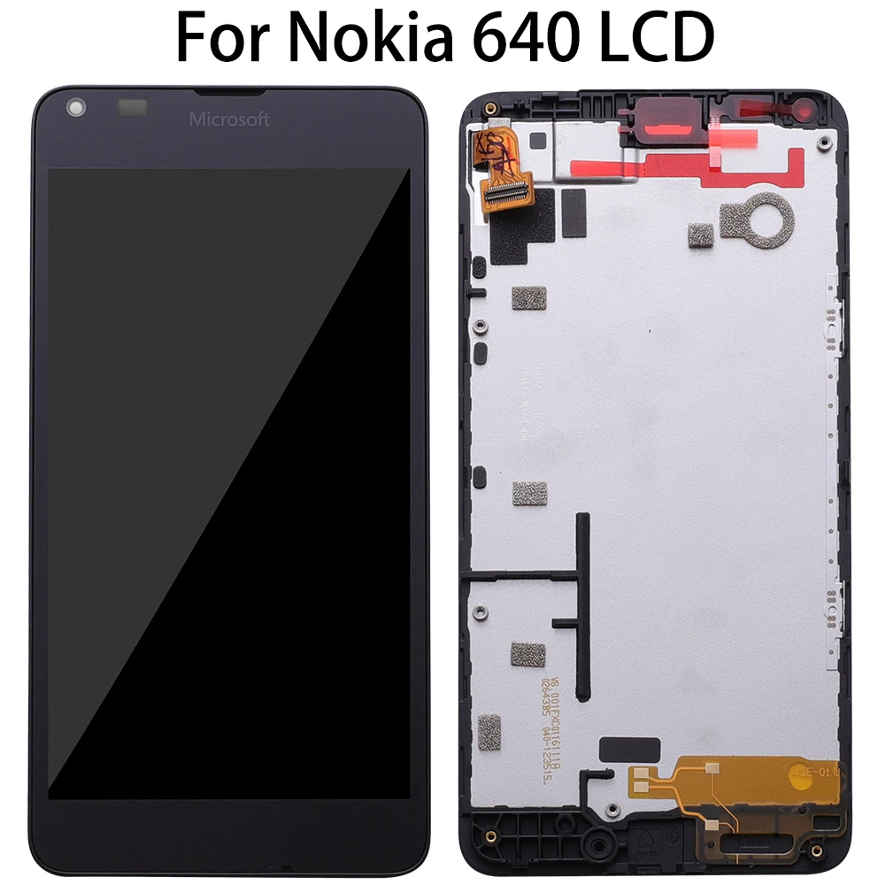 Original 5.0" IPS LCD For NOKIA Microsoft Lumia 640 Display LCD Touch Screen Lumia 640 Display Digitizer Replacement RM-1072
Original 5.0" IPS LCD For NOKIA Microsoft Lumia 640 Display LCD Touch Screen Lumia 640 Display Digitizer Replacement RM-1072
